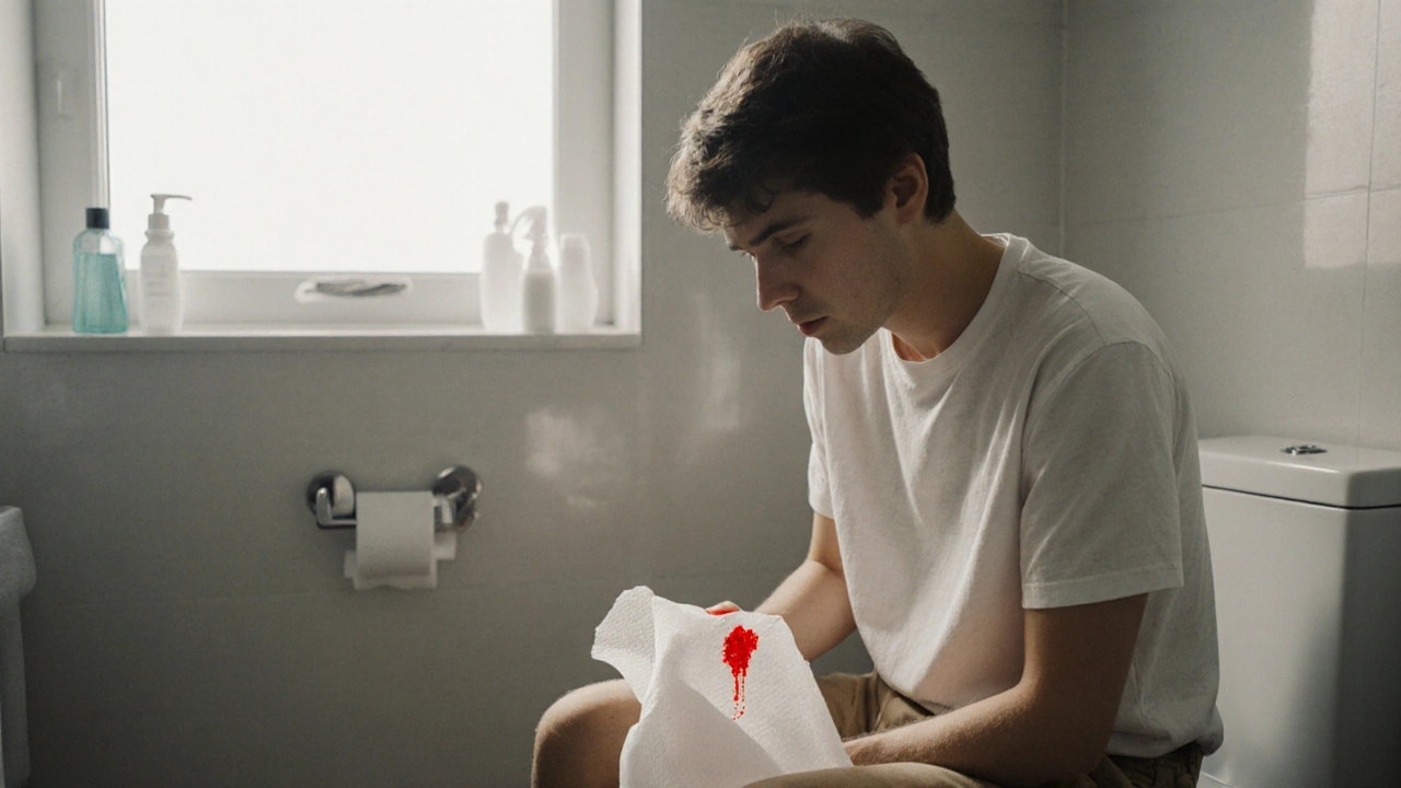 Proč mi teče krev z konečníku? Příčiny, co dělat a kdy jít k lékaři