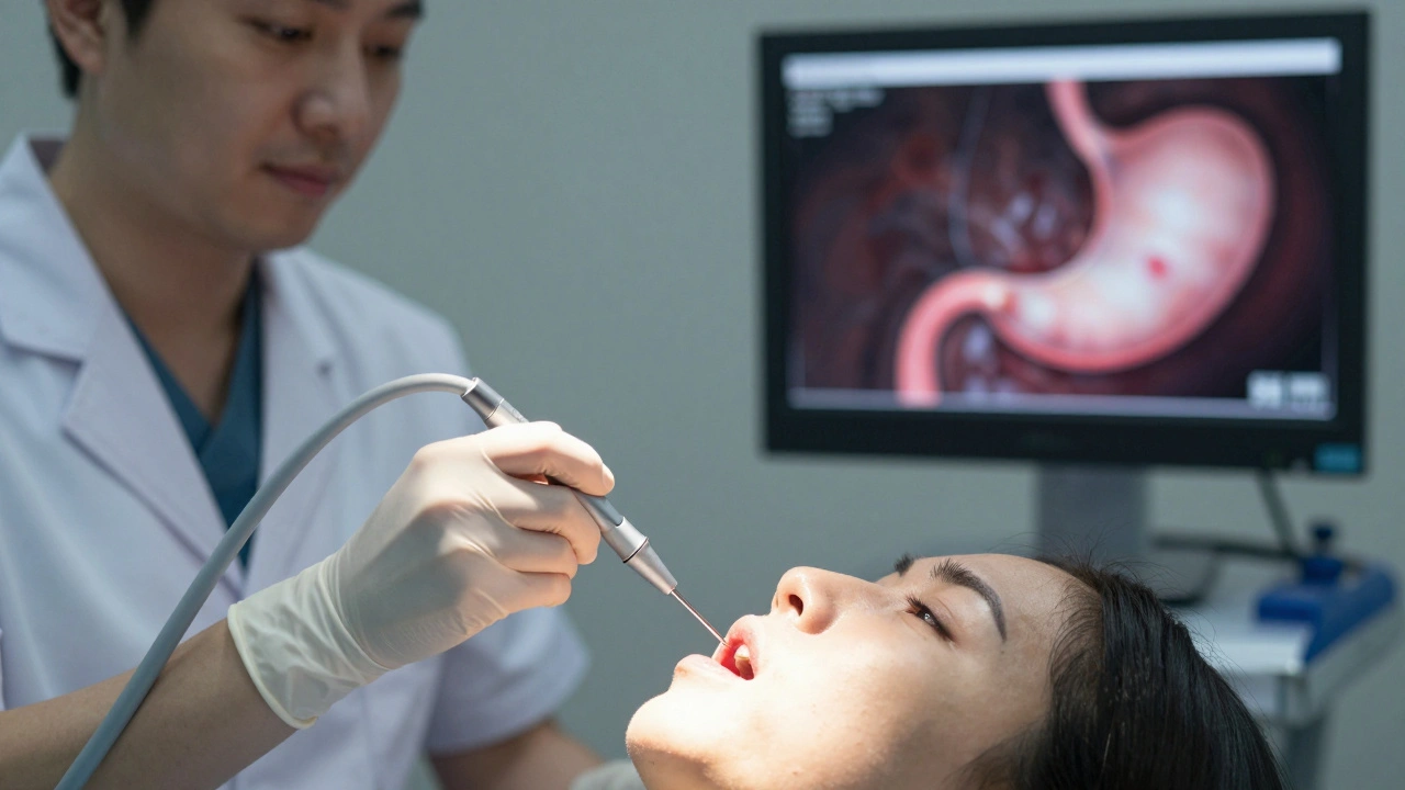 Jak se provádí vyšetření žaludku fibroskopií?