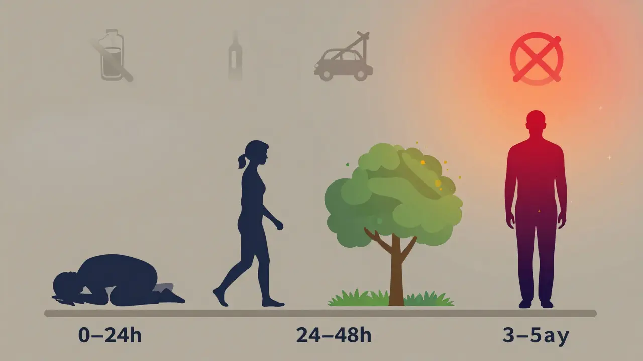 Krok za krokem zotavení po kolonoskopii: od odpočinku k aktivitě.